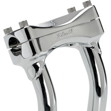 Elevadores Murdock O/S — abrazadera 28.6 mm (1-1/8"), retroceso 50.8 mm (2"), elevación 20.5 cm (8"), cromo