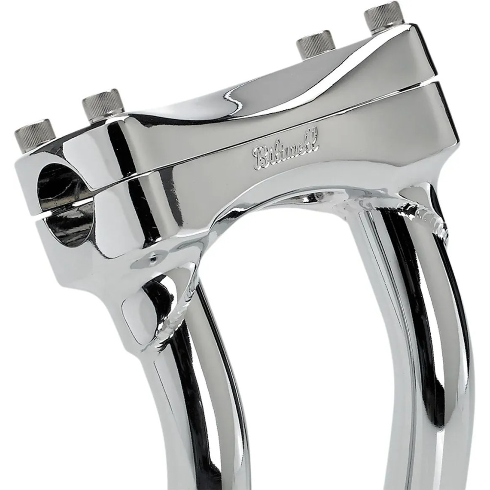 Elevadores Murdock O/S — abrazadera 28.6 mm (1-1/8"), retroceso 50.8 mm (2"), elevación 20.5 cm (8"), cromo