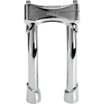 Elevadores Murdock O/S — abrazadera 28.6 mm (1-1/8"), retroceso 50.8 mm (2"), elevación 20.5 cm (8"), cromo