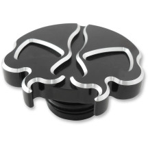 Split Skull Gas Cap — Black