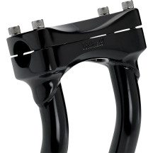 Murdock O/S Elevadores — 1-1/8" de sujeción, 2" de retroceso, 8" de elevación, Negro