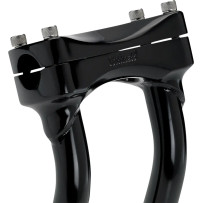 Murdock O/S Elevadores — 1-1/8" de sujeción, 2" de retroceso, 8" de elevación, Negro