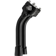 Murdock O/S Elevadores — 1-1/8" de sujeción, 2" de retroceso, 8" de elevación, Negro