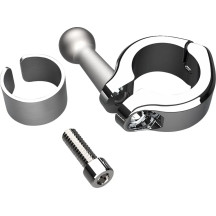 Gen 2 Drink Holder — fits 22 mm (7/8") & 25.4 mm (1") handlebars, holds up to 8" tall, 2 lb capacity, Chrome