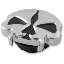 Split Skull Gas Cap — Chrome, Dummy