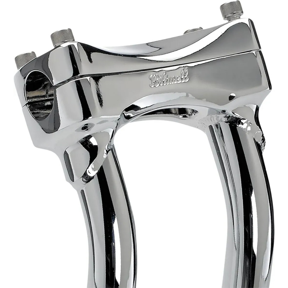 Murdock O/S Elevadores — abrazadera 1-1/8", retroceso 50,8 mm (2"), elevación 12", cromado