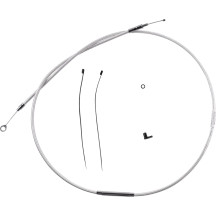 Redesigned Braided Sterling Chromite II® Clutch Cable — Overall length 195 cm (76-11/16"), travel 89 mm (3-1/2")