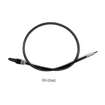Armor Coat Braided Stainless Steel Speedometer Cable for Cruisers — 31" housing, Black