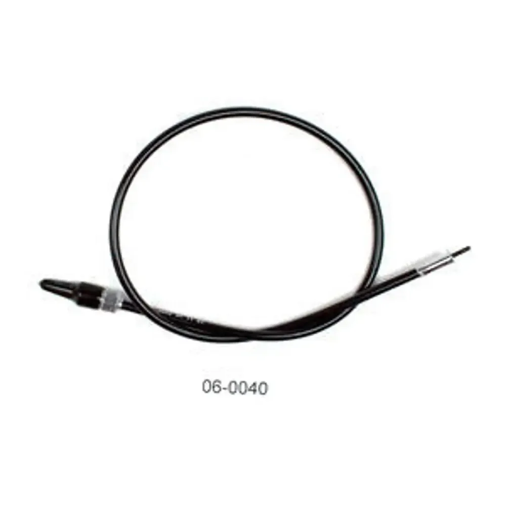 Armor Coat Braided Stainless Steel Speedometer Cable for Cruisers — 31" housing, Black
