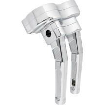 Method Kickback Riser para manillar — 1" clamp, 1.5" pullback, 10" rise, Cromado