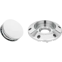 Pop-Up Gas Cap — Chrome