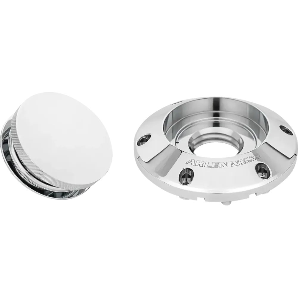 Pop-Up Gas Cap — Chrome