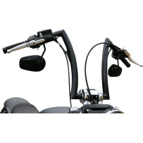 Lower Risers — 0 mm pullback, Chrome