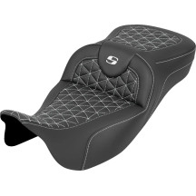 Asiento RoadSofa™ Tri Gripper — delantero 44,5 cm × 38 cm, lumbar 13,97 cm, negro
