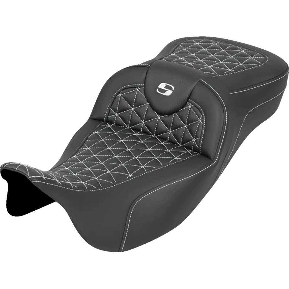 Asiento RoadSofa™ Tri Gripper — delantero 44,5 cm × 38 cm, lumbar 13,97 cm, negro