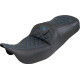 Asiento RoadSofa™ Tri Gripper — soporte lumbar 5-1/2" (13.97 cm), longitud total 31", Negro
