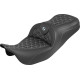 Asiento RoadSofa™ Tri Gripper — Negro, 78.74 cm longitud total, 39.5 cm longitud conductor, 13.97 cm soporte lumbar