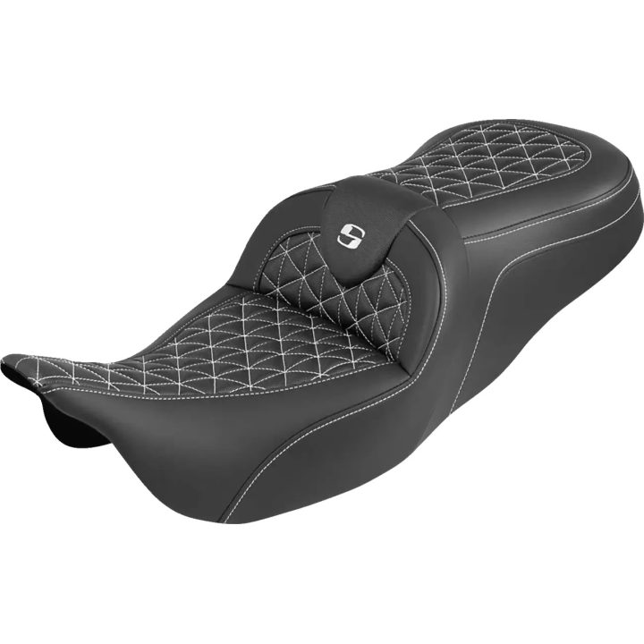 Asiento RoadSofa™ Tri Gripper — Negro, 31" total, respaldo lumbar 5.5"