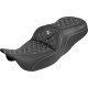 Asiento RoadSofa™ Tri Gripper — Negro, 31" total, respaldo lumbar 5.5"