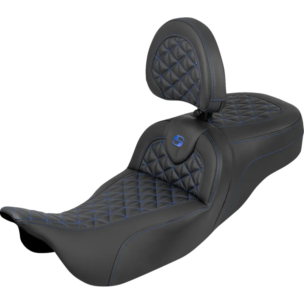 Asiento RoadSofa™ Tri Gripper de alcance extendido — 44,5 cm conductor, 38 cm ancho, Negro