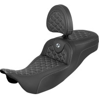 Extended Reach RoadSofa™ Tri Gripper Seat — 17-1/2" L, 15" W, Black