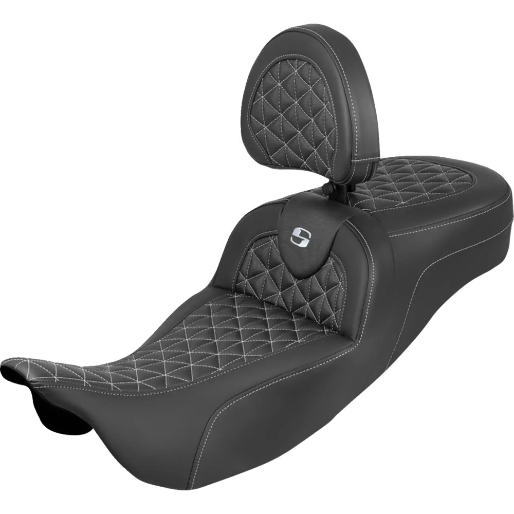 Extended Reach RoadSofa™ Tri Gripper Seat — 17-1/2" L, 15" W, Black