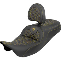 RoadSofa™ Tri Gripper Seat — 31 in overall length, 5.5 in lumbar support, Black
