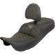 RoadSofa™ Tri Gripper Seat — 31 in overall length, 5.5 in lumbar support, Black