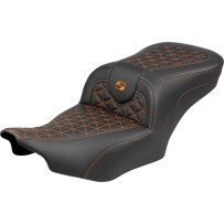 Roadsofa™ Standard Reach Seat — Standard fit, 2-up, Black, Orange