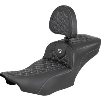 Roadsofa™ Extended Reach Seat — Driver 44.5 cm (17-1/2"), 35.5 cm (14") wide, Overall 77.5 cm (30-1/2"), Black