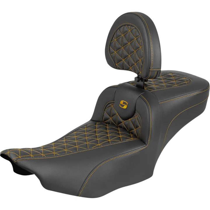 Roadsofa™ Extended Reach Seat — 17-1/2" driver length, 14" driver width, Black