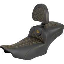 Roadsofa™ Extended Reach Seat — 17-1/2" driver length, 14" driver width, Black