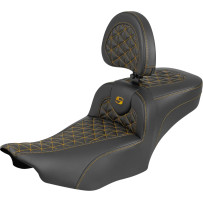 Roadsofa™ Extended Reach Seat — 17-1/2" driver length, 14" driver width, Black