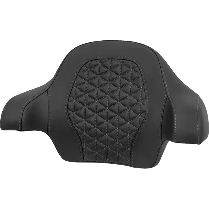 Tour-Pak® Passenger Pad — 14" H × 14" W × 8" T, Black, Gray
