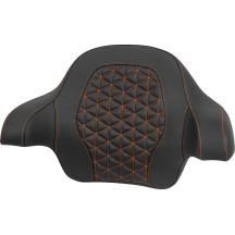 Tour-Pak® Passenger Pad — 14" W, 8" T, Black