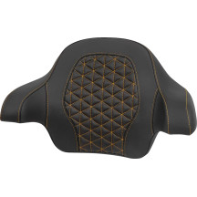 Tour-Pak® Passenger Pad — 14 in H, 14 in W, 8 in thick, Black