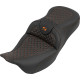 RoadSofa™ Seat — 15-1/2" driver, 31" overall, Black/Orange