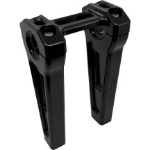 Handlebar Riser Kit — 25.4 mm clamp, 6" rise, black gloss