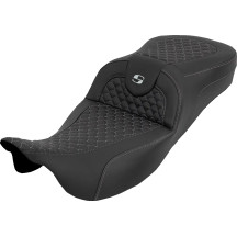 Extended Reach RoadSofa™ Seat — 17.5" driver length, 15" width, 5.5" lumbar support, Black