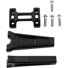 Handlebar Riser Kit — 25.4 mm clamp, 6" rise, black gloss