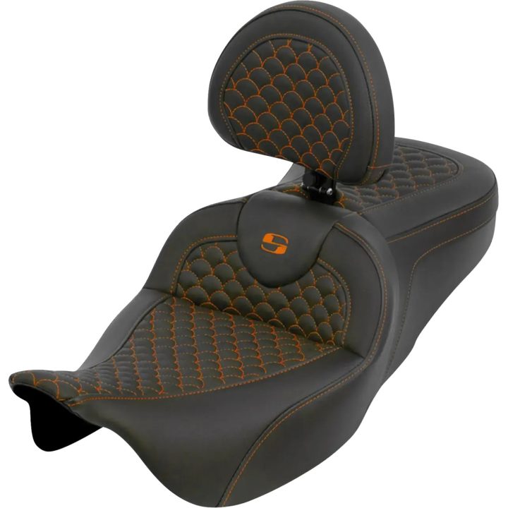 Dragon Scale Stitch RoadSofa™ Seat — Overall length 78.5 cm (31"), Driver width 39.5 cm (15-1/2")