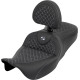 Dragon Scale Stitch RoadSofa™ Seat — 15.5" driver, 31" overall, Black, Silver