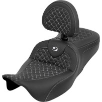 Dragon Scale Stitch RoadSofa™ Seat — 2-Up, 78.5 cm (31") , Black, White
