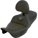 Dragon Scale Stitch RoadSofa™ Seat — 78.5 cm overall, driver 39.5×39.5 cm