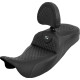 Dragon Scale Stitch RoadSofa™ Seat — 17.5" x 15", 31" overall, Black