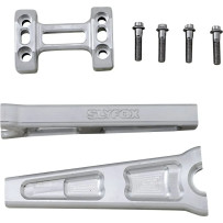 Handlebar Riser Kit — 8" rise, 1" clamp, 3-1/2" spacing, 6061-T6 aluminum