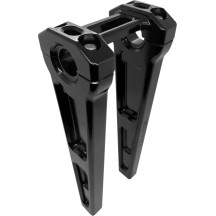 Handlebar Riser Kit — 10" rise, 1" clamp, 3-1/2" spacing, Black