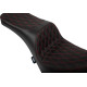 Asiento Freedom Touring — 34.5 cm ancho conductor, 76 cm largo, 2 plazas, Negro/Rojo