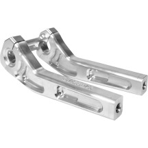 Handlebar Riser Kit — 1" clamp, 3-1/2" spacing, 8" rise, 1-1/2" pullback