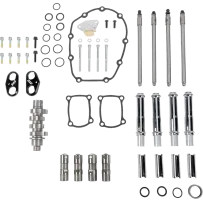 Kit de árbol de levas 496 con tubos de empuje — transmisión por cadena